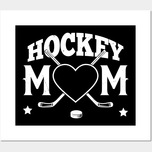 Funny Hockey Mom Sporty Athlete Jokes Wall Art by JB.Collection